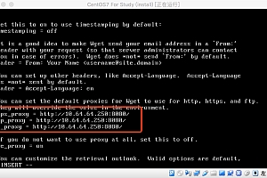 CentOS7 wget 代理的设置