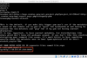 CentOS7 YUM源代理的设置